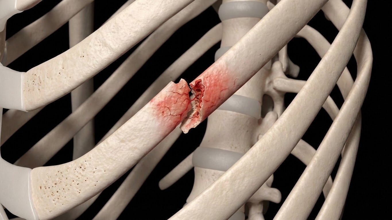 Was verursacht eine Rippenfraktur?